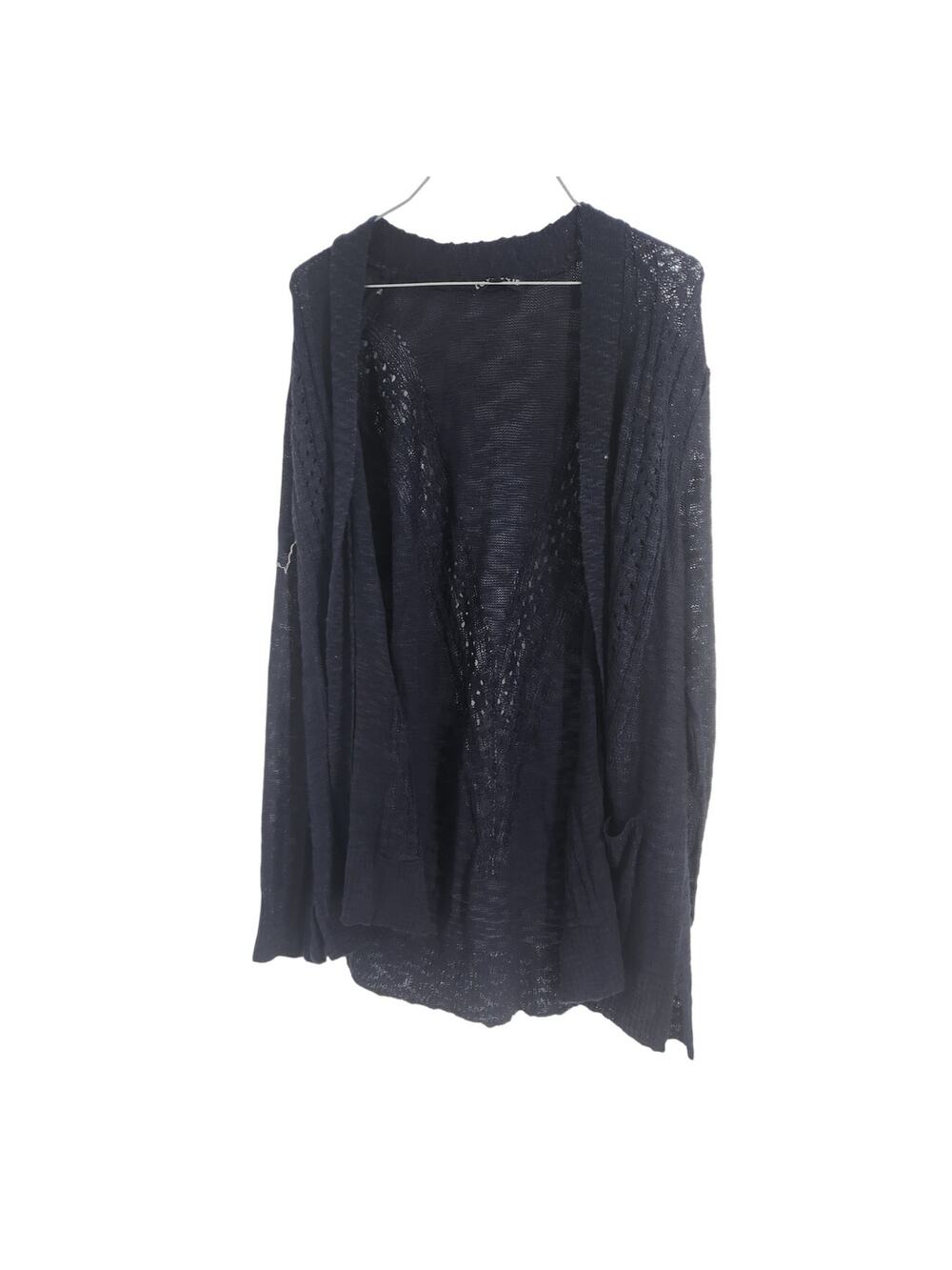 Love Ellie Navy Blue Open Front Cardigan Womens Size Extra Large XL